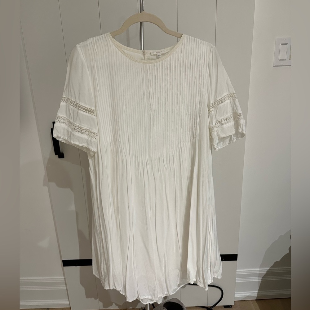Wilfred white mini dress